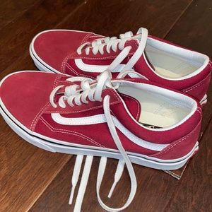 Brand New Maroon Vans
